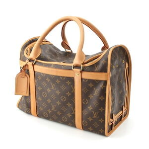 Louis Vuitton Carrier Bag Monogram Sac Pet Champ Brown Boston
